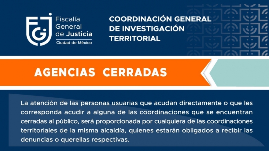 Agencias cerradas